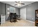 Home office with a desk, chair, and ample space at 1232 Ox Sw Dr, Mableton, GA 30126