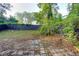 Private backyard with a partially paved patio area at 2911 Glenwood Se Ave, Atlanta, GA 30317