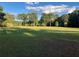 Open grassy yard with a backdrop of trees at 1078 Highway 92 S, Fayetteville, GA 30215