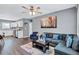 Open concept living space with kitchen and dining area visible at 2408 Hillcrest Dr, East Point, GA 30344