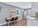 Modern kitchen with stainless steel appliances and granite countertops at 2408 Hillcrest Dr, East Point, GA 30344