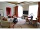 Open living room with sectional sofa and a dining area at 88 W Paces Ferry Nw Rd # 1130, Atlanta, GA 30305