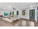 Bright living room with hardwood floors and large windows at 2228 Old Dallas Sw Rd, Marietta, GA 30064