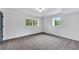 Simple bedroom with gray carpet and neutral walls at 2228 Old Dallas Sw Rd, Marietta, GA 30064