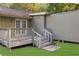 Back deck with stairs leading to the backyard at 3225 Fern Dr, Tucker, GA 30084