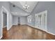 Spacious living room with hardwood floors and vaulted ceiling at 3225 Fern Dr, Tucker, GA 30084