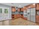 Modern kitchen with updated cabinets and stainless steel appliances at 3225 Fern Dr, Tucker, GA 30084