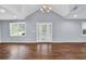 Bright living room with hardwood floors and high ceilings at 3225 Fern Dr, Tucker, GA 30084