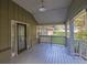 Covered front porch with access to the front door at 3225 Fern Dr, Tucker, GA 30084