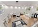 Open concept living area with high ceilings and hardwood floors at 2635 Camp Branch Rd, Buford, GA 30519