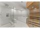 Spa-like bathroom featuring a large shower, soaking tub, and sauna at 2635 Camp Branch Rd, Buford, GA 30519