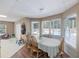 Basement dining area with view of the pool at 180 Maddox Rd, Buford, GA 30518