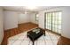 Finished recreation room with sliding glass doors at 840 Brandy Oaks Ln, Stone Mountain, GA 30088