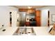 Modern kitchen with stainless steel appliances and ample cabinetry at 840 Brandy Oaks Ln, Stone Mountain, GA 30088