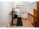 Upstairs loft provides a dedicated home office space at 840 Brandy Oaks Ln, Stone Mountain, GA 30088