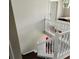 Elegant staircase with white railing leading to upper level at 4769 Snap Creek Ln, Decatur, GA 30035