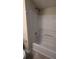 Bathroom with shower/tub combo and tile flooring at 5300 Forest Downs Ln, Atlanta, GA 30349