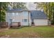 Two story house back, deck, and fenced backyard at 2097 Kolb Ridge Sw Ct, Marietta, GA 30008