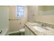 Clean bathroom with granite countertop and single sink vanity at 2097 Kolb Ridge Sw Ct, Marietta, GA 30008