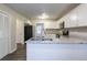 Galley-style kitchen with granite countertops and stainless steel appliances at 2097 Kolb Ridge Sw Ct, Marietta, GA 30008