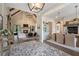 Open entryway leading to living and dining areas with herringbone floors at 4165 Milford Trl, Cumming, GA 30028