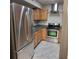 Kitchen with stainless steel appliances and wood cabinets at 3115 Colonial Way # C, Atlanta, GA 30341