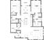 Two-bedroom floor plan with an owner's suite and balcony at 392 Pratt Se Dr # 2012, Atlanta, GA 30315