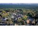 Community aerial view showcasing landscape and skyline at 3621 Vinings Slope Se # 3411, Atlanta, GA 30339