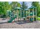 Modern playground with slides and climbing structures at 328 Willow Cv, Canton, GA 30114