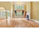 Two-story great room with hardwood floors, fireplace and high ceilings at 1175 Bowerie Chase, Powder Springs, GA 30127