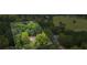 Wide aerial view of house and surrounding landscape at 115 Wilkins Rd, Fayetteville, GA 30214