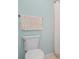 Small bathroom with toilet and shower at 1565 Mountain Shadow Trl, Stone Mountain, GA 30087