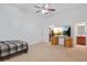 Spacious bedroom with large TV and walk-in closet at 1565 Mountain Shadow Trl, Stone Mountain, GA 30087