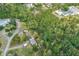 Aerial view of property and surrounding woods at 4310 Bryan Se Ln, Acworth, GA 30102