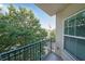 Balcony view of lush trees and cityscape at 230 E Ponce De Leon Ave # 314, Decatur, GA 30030