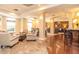Spacious common area with seating and bar area at 230 E Ponce De Leon Ave # 314, Decatur, GA 30030