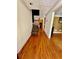 Hardwood floors and staircase in the entryway at 2735 Sandy Creek Cir, Loganville, GA 30052