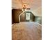 Bedroom with carpet, ceiling fan and window at 2735 Sandy Creek Cir, Loganville, GA 30052