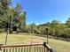 Spacious backyard with lush greenery and a wood fence at 2735 Sandy Creek Cir, Loganville, GA 30052