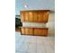 Kitchen with granite countertops and wood cabinets at 2735 Sandy Creek Cir, Loganville, GA 30052