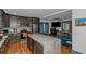 Modern kitchen with large island and stainless steel appliances at 1688 Richland Sw Rd, Atlanta, GA 30311