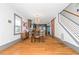 Hardwood floors and a view into the kitchen and living room at 1688 Richland Sw Rd, Atlanta, GA 30311
