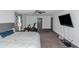 Spacious main bedroom with large TV and room for exercise equipment at 1688 Richland Sw Rd, Atlanta, GA 30311