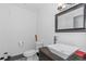 Clean bathroom with modern vanity, updated fixtures, and stylish flooring at 1688 Richland Sw Rd, Atlanta, GA 30311