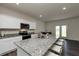 Modern kitchen with stainless steel appliances and granite countertops at 250 Cotton Tail Ln, Villa Rica, GA 30180