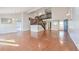 Open living area with hardwood floors and a staircase at 4650 Heather Ct, Union City, GA 30291