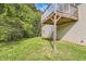 Elevated deck and grassy backyard at 9170 Jefferson Sw Ave, Covington, GA 30014