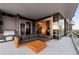 Modern balcony with built-in grill and seating area at 3107 Peachtree Road Ne Unit #1803, Atlanta, GA 30305