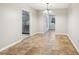 Dining room with tile floors, and views of the kitchen and bonus room at 79 Russell Ln, Dallas, GA 30157