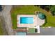 Elevated view of the sparkling pool and surrounding landscape at 2298 Cole Lake Rd, Dallas, GA 30157